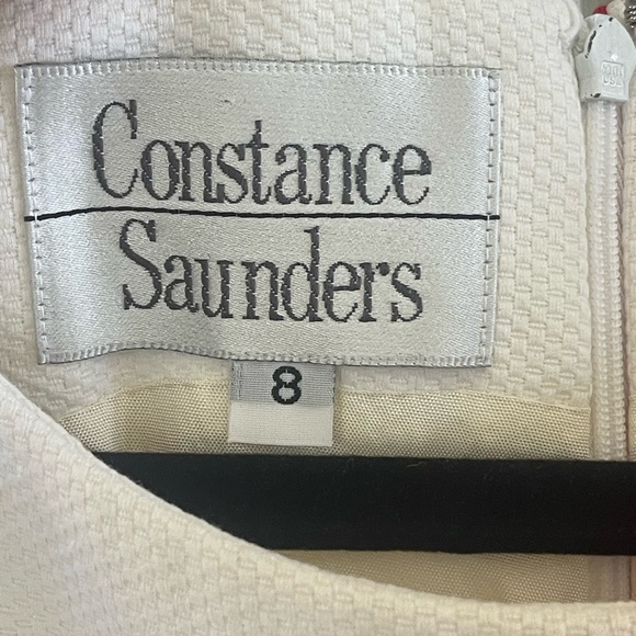 VINTAGE 90’s Colorblock Red, White, and Black DRESS - Picture 3 of 10